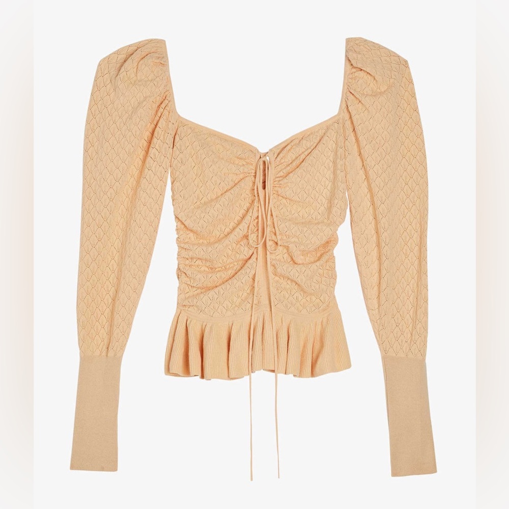 NWOT ULLA JOHNSON Leland Halter Keyhole top sz L